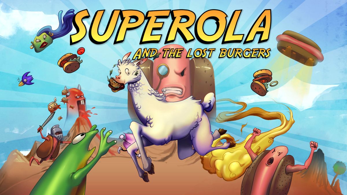 Front Cover for Superola and the Lost Burgers (Nintendo Switch) (download release): 2nd version