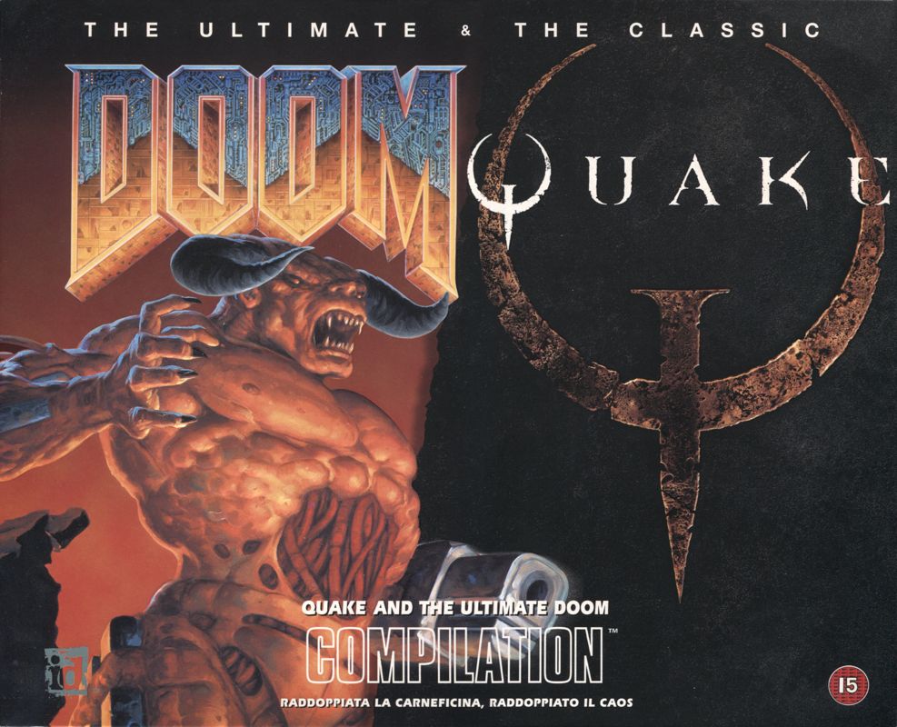 Front Cover for Quake and The Ultimate DOOM Compilation (DOS and Windows)