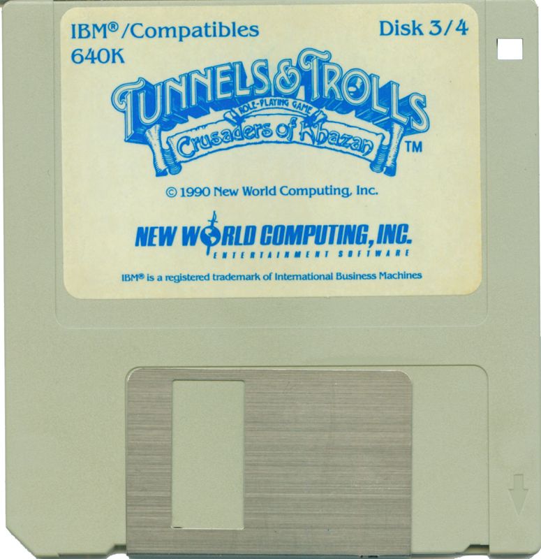 Tunnels & Trolls Crusaders of Khazan cover or packaging material