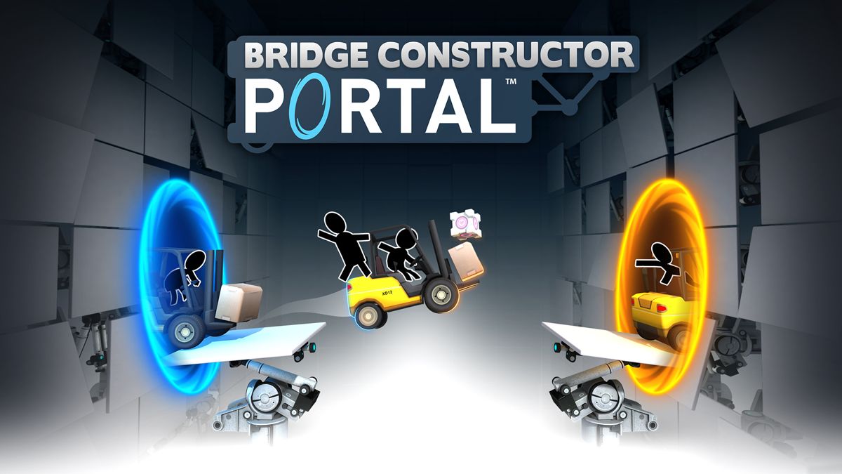 Front Cover for Bridge Constructor: Portal (Nintendo Switch) (download release): 2nd version