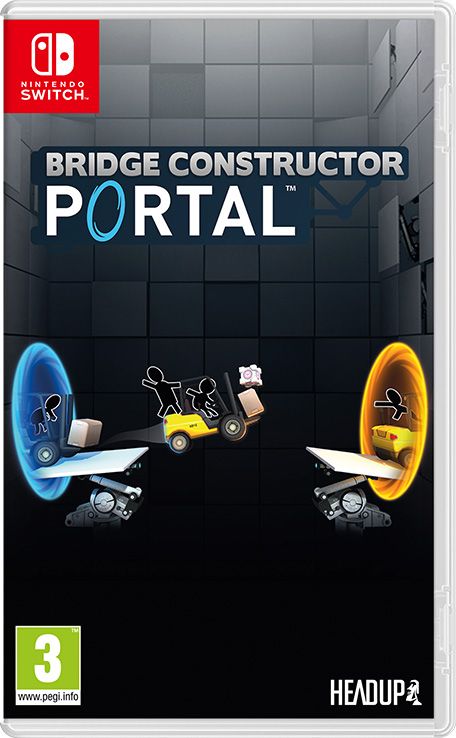 Front Cover for Bridge Constructor: Portal (Nintendo Switch) (download release)