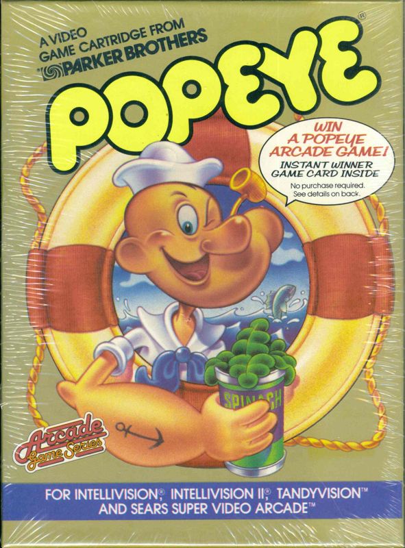 Front Cover for Popeye (Intellivision)