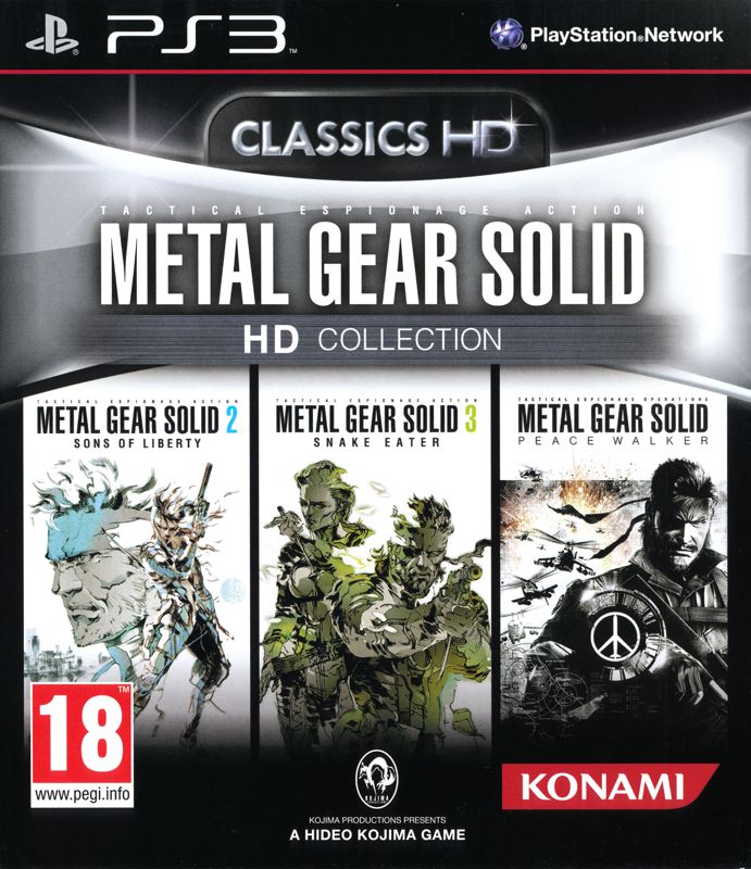 Front Cover for Metal Gear Solid: HD Collection (PlayStation 3) (European version)