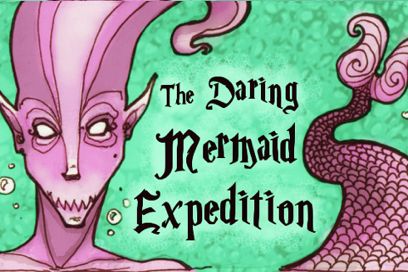 Front Cover for The Daring Mermaid Expedition (Macintosh and Windows)
