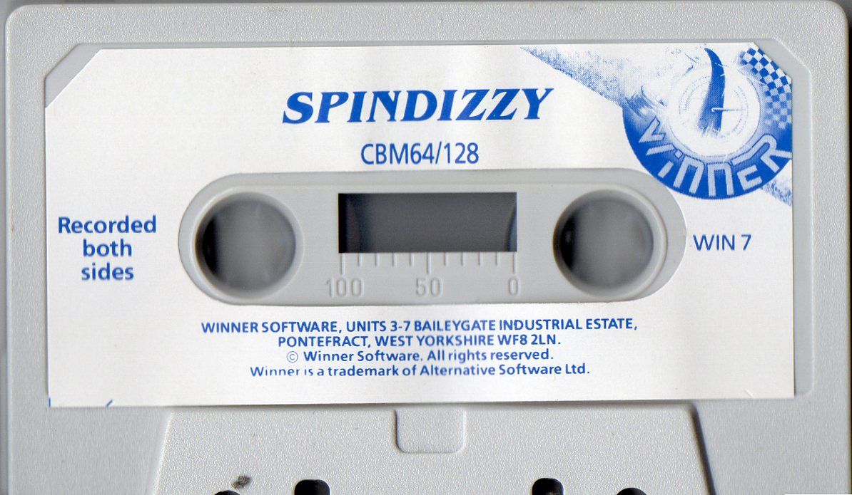 Media for Spindizzy (Commodore 64)