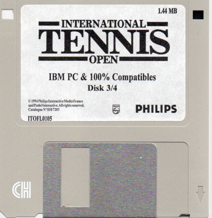 Media for International Tennis Open (DOS): Disk 3