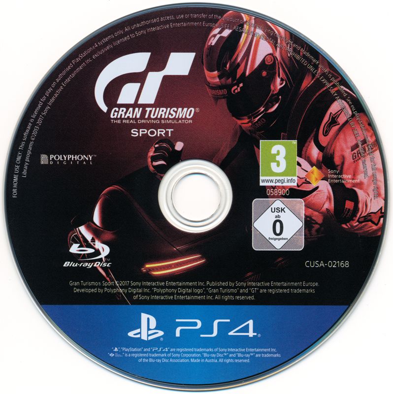 Media for Gran Turismo: Sport (PlayStation 4) (Bundled w/ PS4 console)