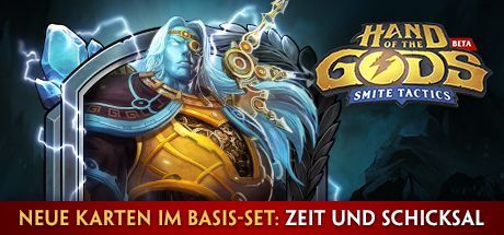 Front Cover for Hand of the Gods: Smite Tactics (Windows) (Steam release): New Cards: Time and Fate (German version)