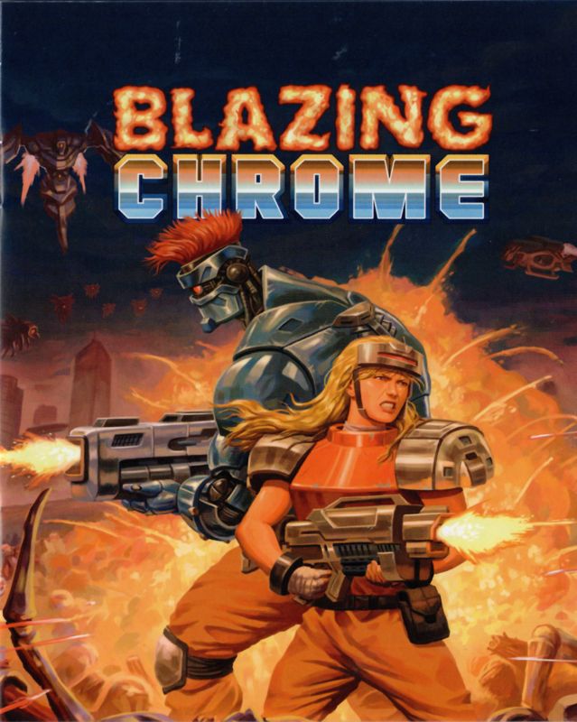 Manual for Blazing Chrome (PlayStation 4) (Limited Run Games edition)