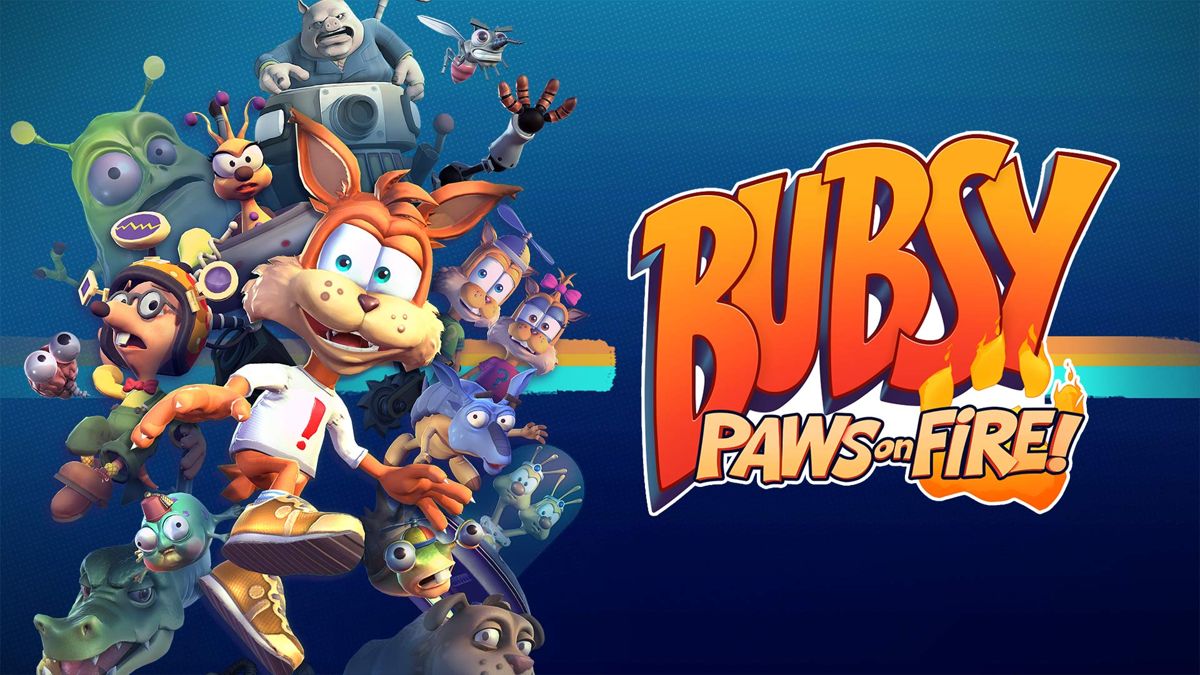 Front Cover for Bubsy: Paws on Fire! (Nintendo Switch) (download release): 2nd version