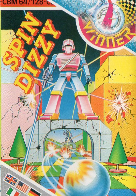 Front Cover for Spindizzy (Commodore 64)