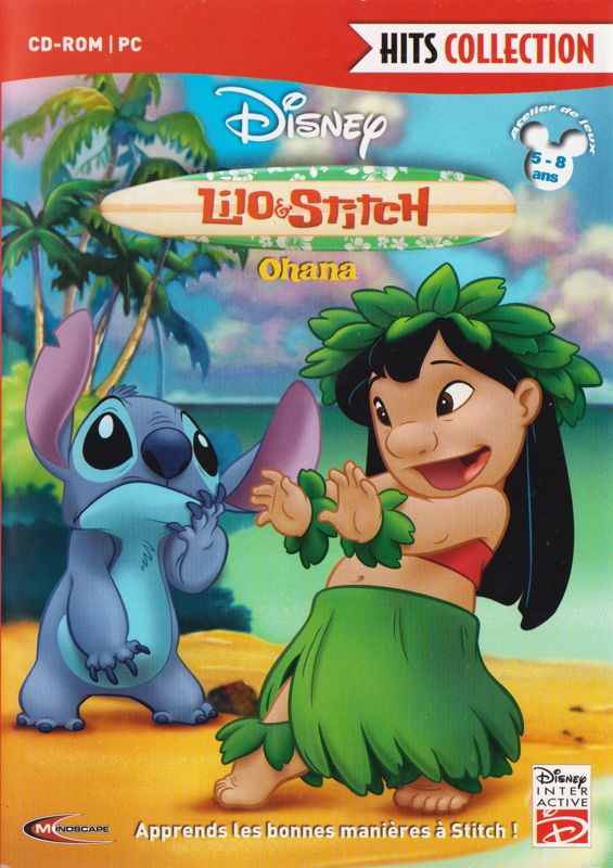Front Cover for Disney's Lilo & Stitch: Hawaiian Discovery (Windows) (Hits Collection release (Mindscape))