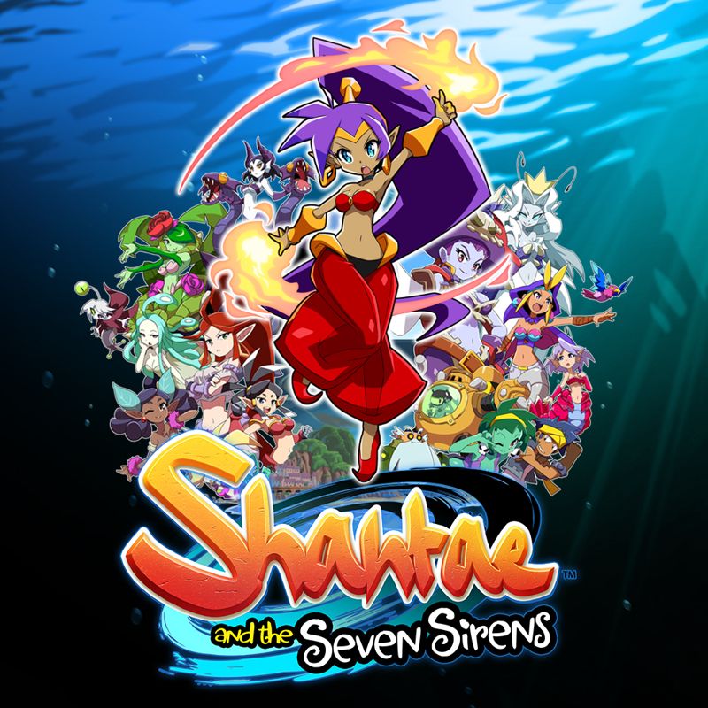 Front Cover for Shantae and the Seven Sirens (Nintendo Switch) (download release)