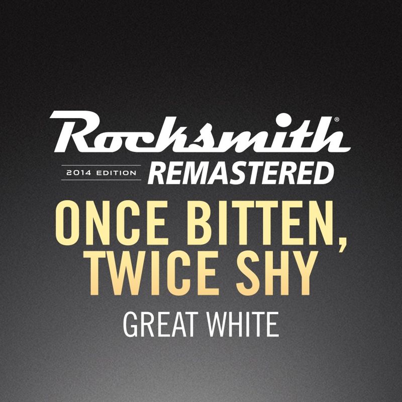 Front Cover for Rocksmith 2014 Edition: Remastered - Great White: Once Bitten, Twice Shy (PlayStation 3 and PlayStation 4) (download release)