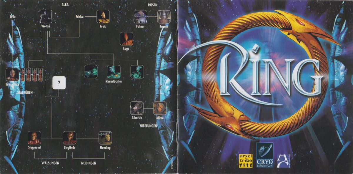 Manual for Ring: The Legend of the Nibelungen (Windows) (6 CD release): Full (28-page)