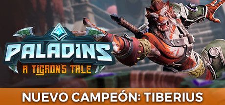 Front Cover for Paladins: Champions of the Realm (Macintosh and Windows) (Steam release): New Champion Tiberius Cover Art (Spanish version)