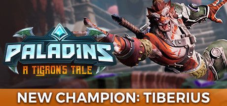 Front Cover for Paladins: Champions of the Realm (Macintosh and Windows) (Steam release): New Champion Tiberius Cover Art