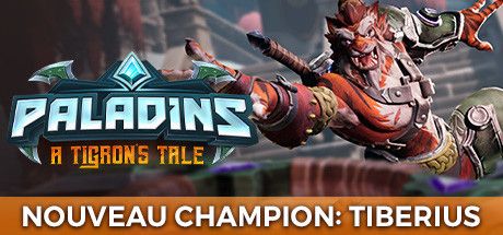 Front Cover for Paladins: Champions of the Realm (Macintosh and Windows) (Steam release): New Champion Tiberius Cover Art (French version)