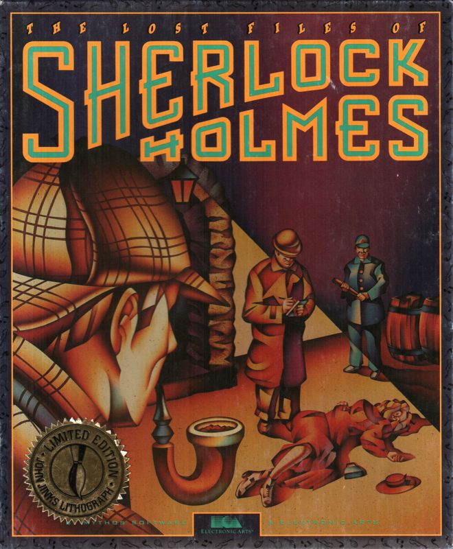 Front Cover for The Lost Files of Sherlock Holmes (DOS) (Limited Edition with Lithograph)