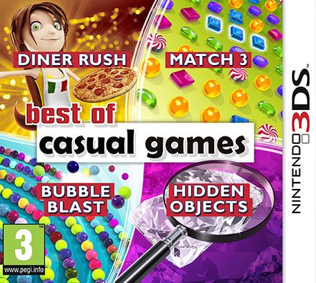 Front Cover for Best of Casual Games (Nintendo 3DS) (download release)