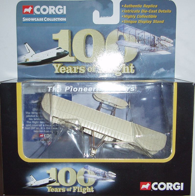 Extras for Microsoft Flight Simulator 2004: A Century of Flight (Windows) (Includes steel box release and a Corgi model): Boxed Corgi Model: CS90110 - Kittyhawk / Orville & Wilbur Wright