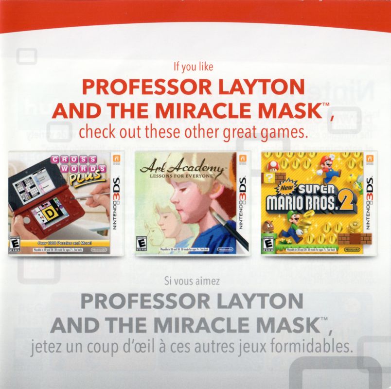 Professor Layton and the Miracle Mask (Nintendo 3DS)