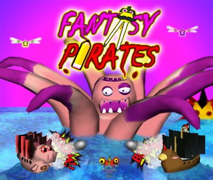 Front Cover for Fantasy Pirates (Nintendo 3DS) (download release)