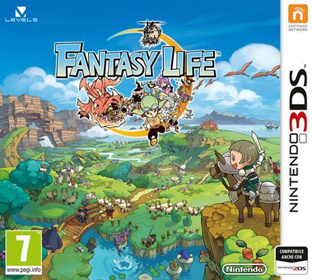 Front Cover for Fantasy Life (Nintendo 3DS) (download release)