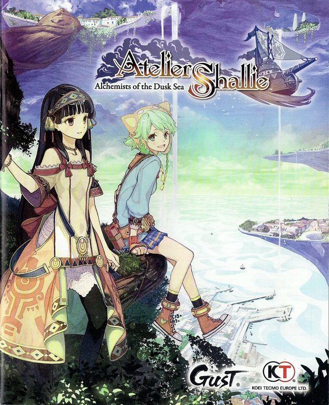Manual for Atelier Shallie: Alchemists of the Dusk Sea (PlayStation 3): front