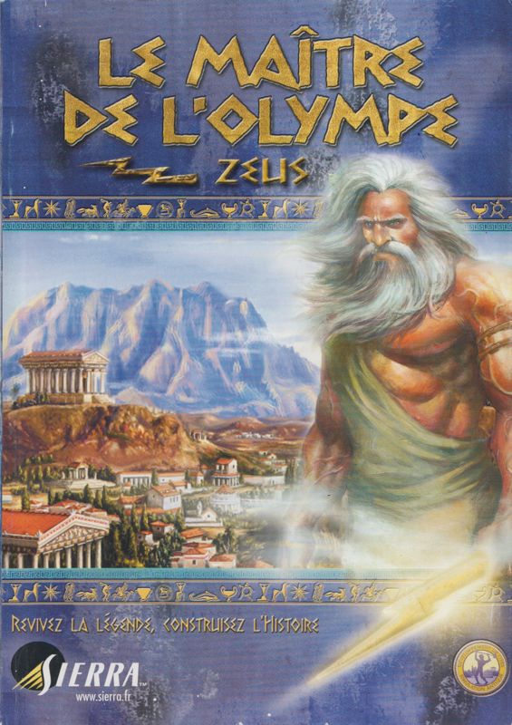 Manual for Zeus: Master of Olympus (Windows): Front (192-page)