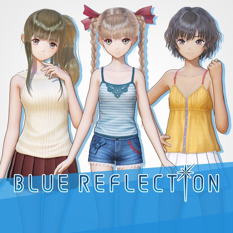Front Cover for Blue Reflection: Summer Clothes Set B (Yuzu, Shihori, Kei) (PlayStation 4) (download release)