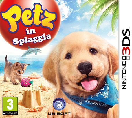 Front Cover for Petz Beach (Nintendo 3DS) (download release)