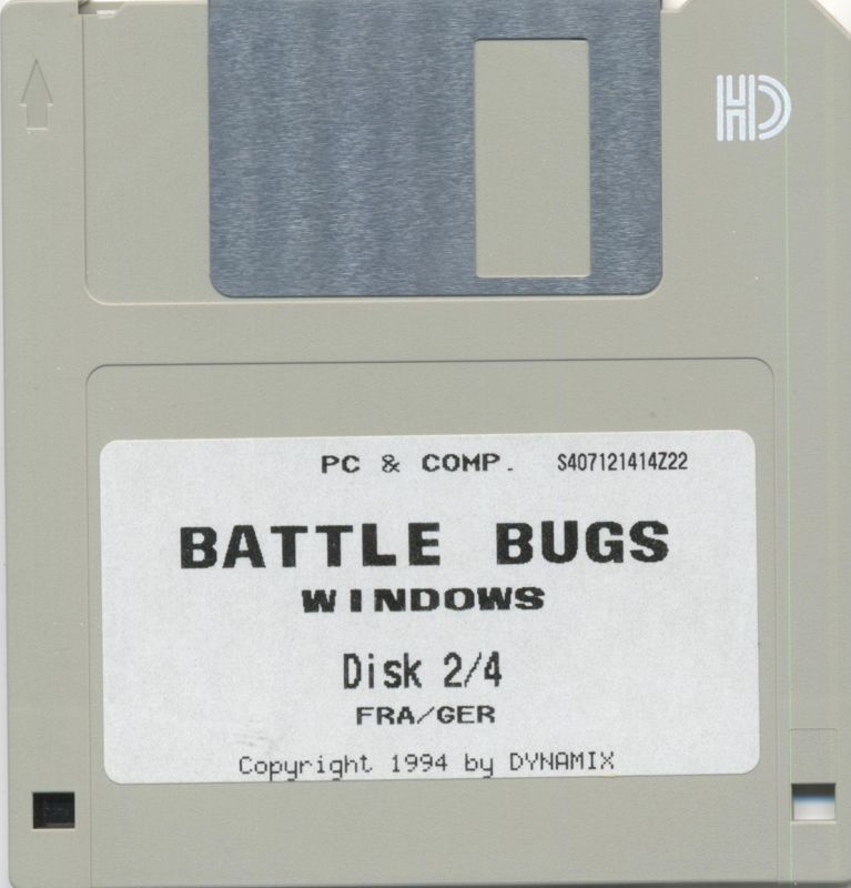Media for Battle Bugs (DOS): Disk 2