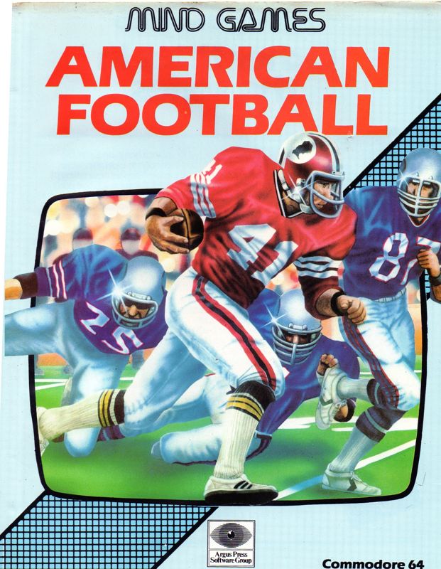Front Cover for American Football (Commodore 64)