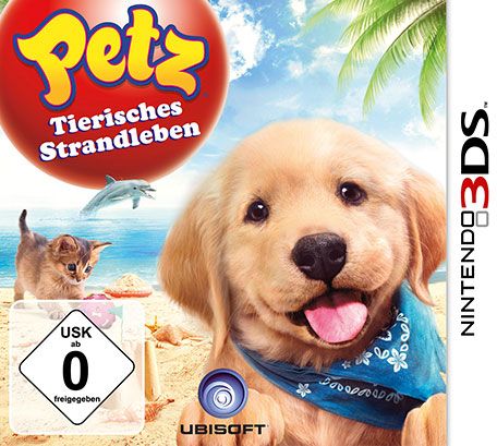 Front Cover for Petz Beach (Nintendo 3DS) (download release)