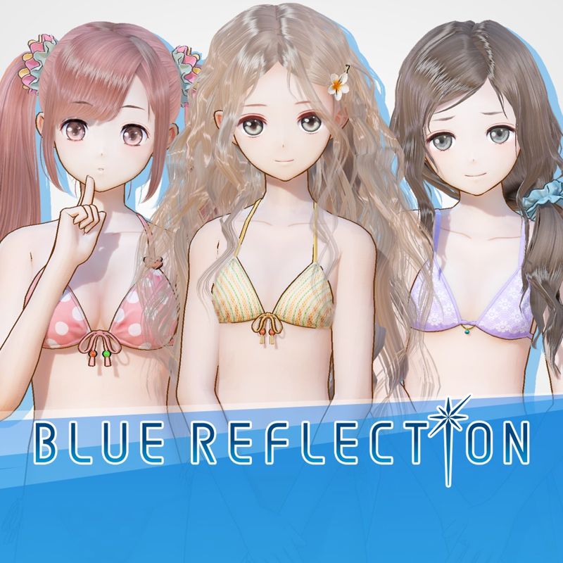 Front Cover for Blue Reflection: Vacation Style Set C (Lime, Fumio, Chihiro) (PlayStation 4) (download release)