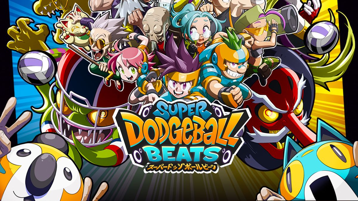 Front Cover for Super Dodgeball Beats (Nintendo Switch) (download release): 2nd version