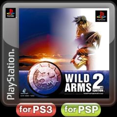 Front Cover for Wild Arms 2 (PS Vita and PSP and PlayStation 3) (download release)