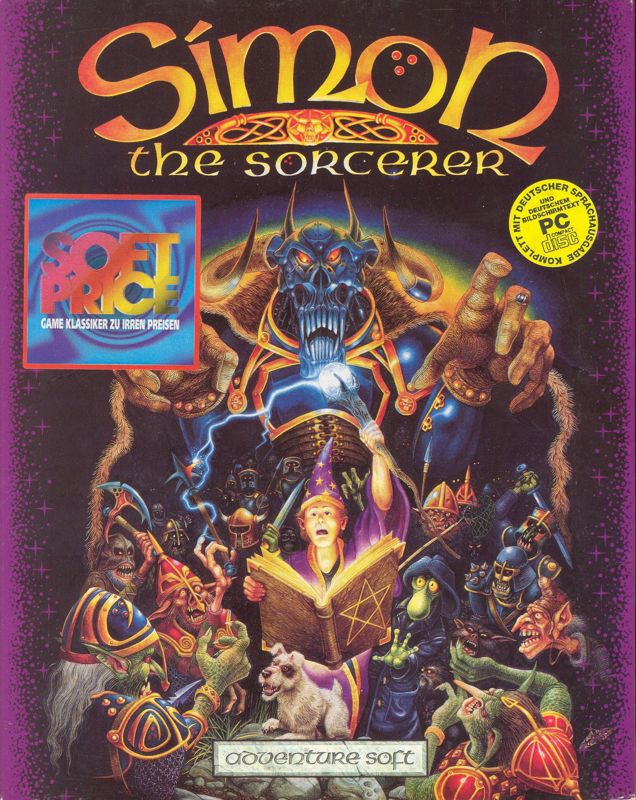 Front Cover for Simon the Sorcerer (DOS) (Soft Price release)