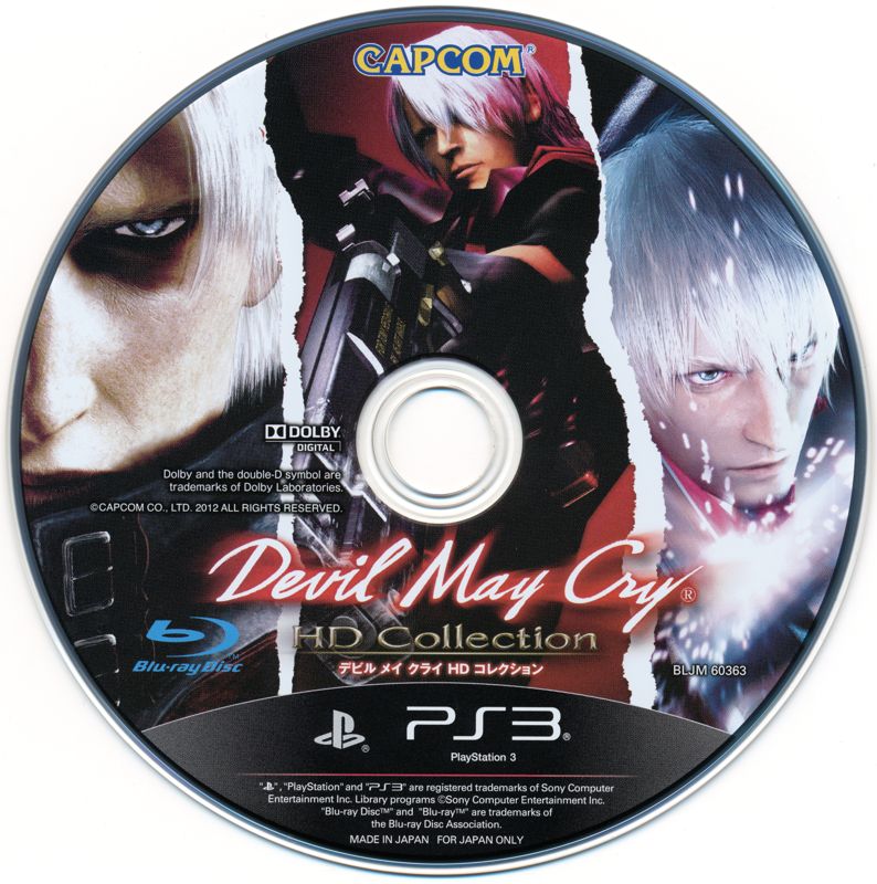 Devil May Cry: HD Collection cover or packaging material - MobyGames