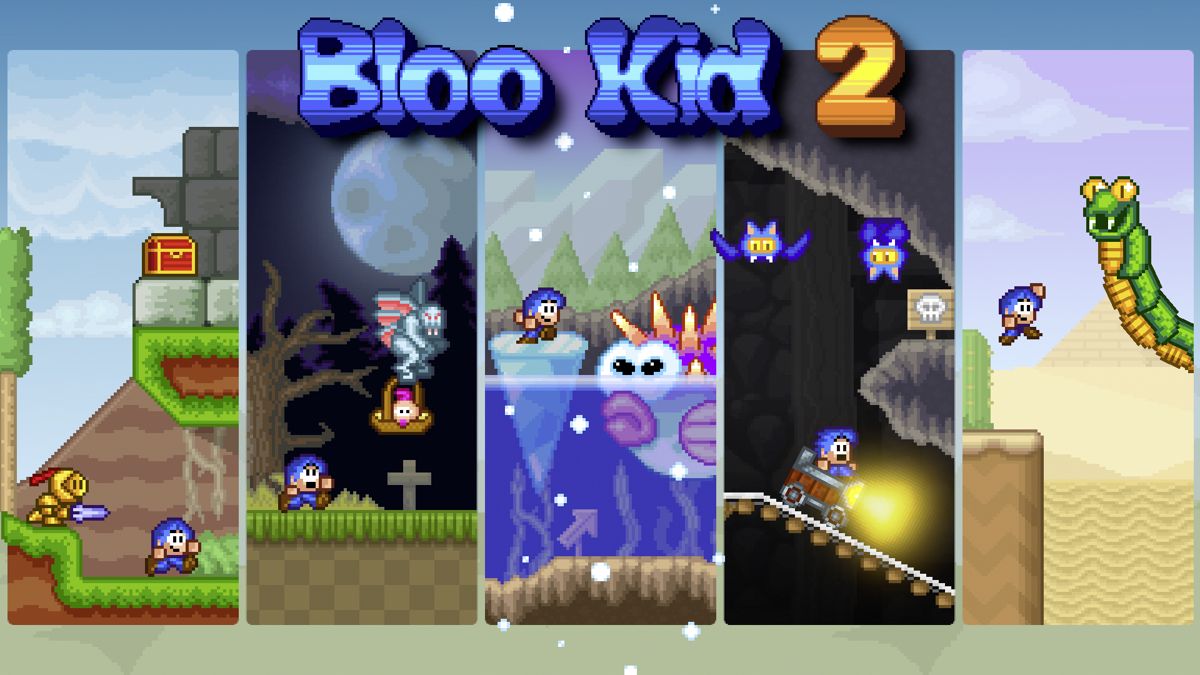 Front Cover for Bloo Kid 2 (Nintendo Switch) (download release): 2nd version