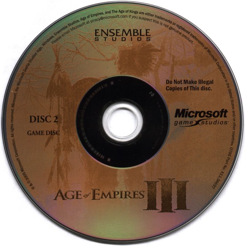 Media for Age of Empires III: Complete Collection (Windows) (CD release): Age of Empires III Disc 2