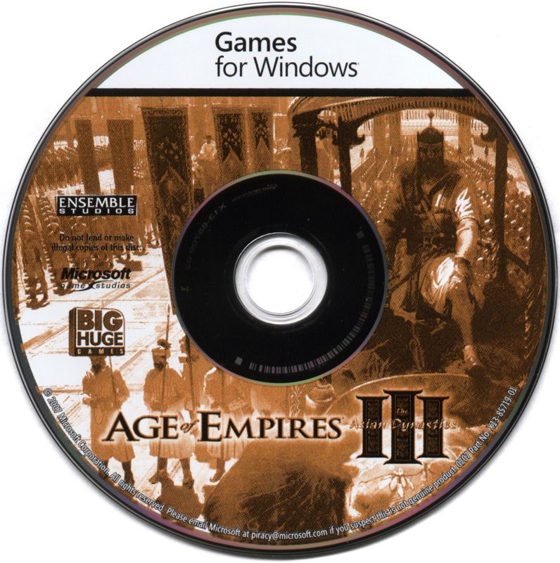 Media for Age of Empires III: Complete Collection (Windows) (CD release): The Asian Dynasties