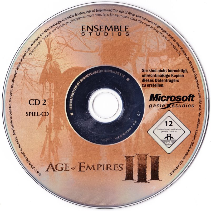 Media for Age of Empires III: Complete Collection (Windows) (CD-ROM release): Age of Empires III Disc 2