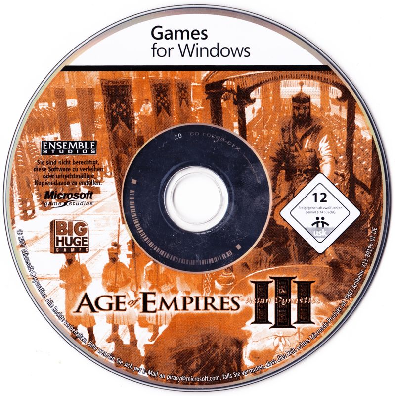 Media for Age of Empires III: Complete Collection (Windows) (CD-ROM release): The Asian Dynasties