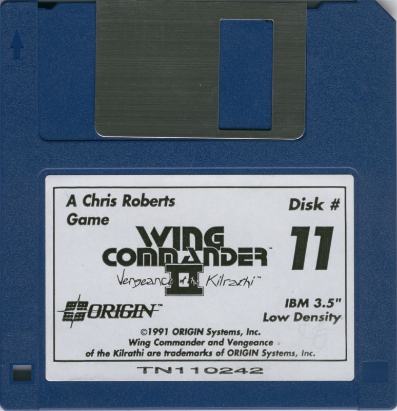 Media for Wing Commander II: Vengeance of the Kilrathi (DOS): Disk 11