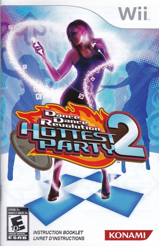 Manual for Dance Dance Revolution: Hottest Party 2 (Wii): Front