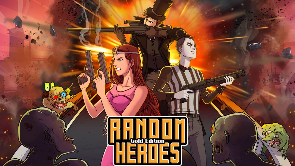 Front Cover for Random Heroes: Gold Edition (Nintendo Switch) (download release)