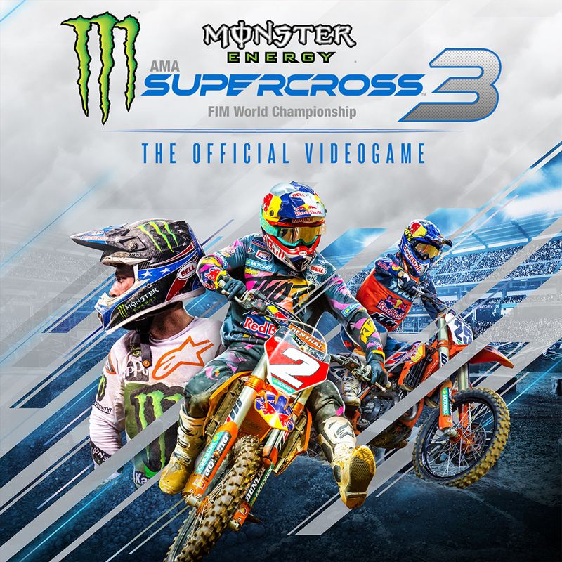 Front Cover for Monster Energy Supercross 3: The Official Videogame (Nintendo Switch) (download release)