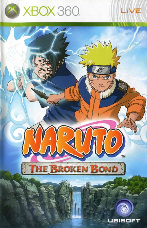 Manual for Naruto: The Broken Bond (Xbox 360): Front